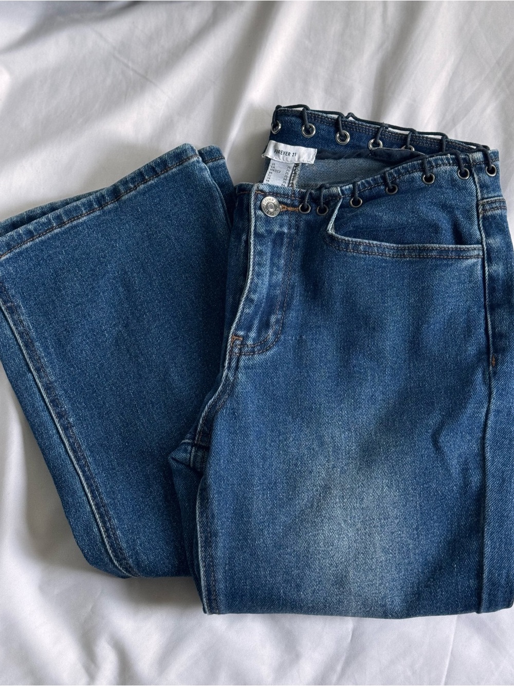 Y2K low rise bootcut jeans